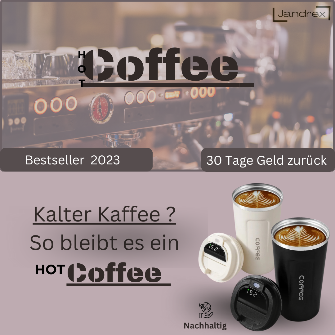 Coffee Becher mit LED Temp. Anzeige 500ml