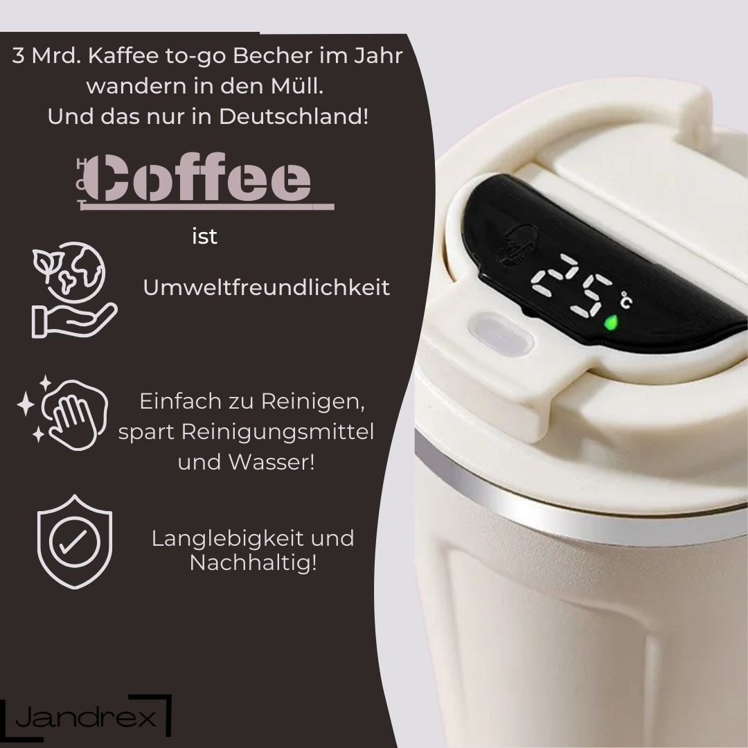 Coffee Becher mit LED Temp. Anzeige 500ml