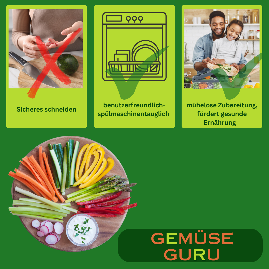 GemüseGuru 12-in-1 Gemüsezerkleinerer